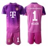 Dječji Nogometni Dres Bayern Munich Manuel Neuer #1 Golmanski Rezervni 2025-26 Kratak Rukav (+ Kratke hlače) Dječji Nogometni Dres Bayern Munich Manuel Neuer #1 Golmanski Rezervni 2025-26 Kratak Rukav (+ Kratke hlače)